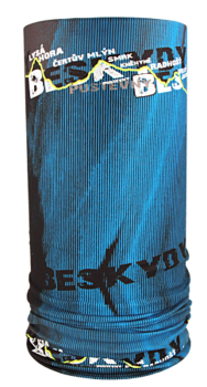 Nákrčník BESKYDY PRUHY modrá BE102Q