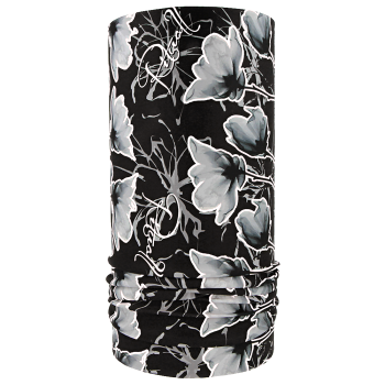 nákrčník VLČÍ MÁK, černá/bílá