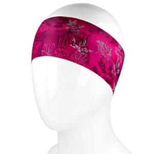 čelenka PODZIMNÍ LISTÍ, fuchsiová